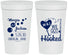 Personalized Wedding 32 oz Stadium Cups - We Got Hooked Fish | 396