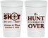 Personalized Wedding 32 oz Stadium Cups - The Hunt Is Over | 400