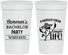 Personalized Bachelor Party 32 oz Stadium Cups - Hast La Vista Single Life | 40003