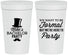 Personalized Bachelor Party 32 oz Stadium Cups - Formal | 40007