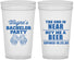 Personalized Bachelor Party 32 oz Stadium Cups - Beer | 40014