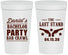 Personalized Bachelor Party 32 oz Stadium Cups - The Last Stand | 40016