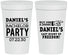 Personalized Bachelor Party 32 oz Stadium Cups - Last Night Of Freedom | 40029