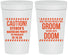 Personalized Bachelor Party 32 oz Stadium Cups - Groom Rhymes Doom | 40042