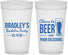 Personalized Bachelor Party 32 oz Stadium Cups - Beer Pour Decisions | 40045