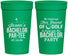 Personalized Bachelor Party 32 oz Stadium Cups - Golf | 40052