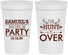 Personalized Bachelor Party 32 oz Stadium Cups - Hunt Is Over | 40084