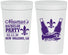 Personalized Bachelor Party 32 oz Stadium Cups - Mardi Gras | 40085