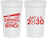 Personalized Bachelor Party 32 oz Stadium Cups - Baseball | 40087