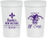 Personalized Bachelor Party 32 oz Stadium Cups - Mardi Gras | 40089