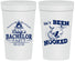 Personalized Bachelor Party 32 oz Stadium Cups - Fishing Hooked | 40096