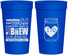 Personalized Wedding 32 oz Stadium Cups - Something Old Something New | 401