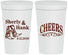Personalized Wedding 32 oz Stadium Cups - Cheers Cowboy | 411