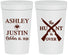 Personalized Wedding 32 oz Stadium Cups - The Hunt Is Over | 412