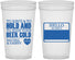 Personalized Wedding 32 oz Stadium Cups - Hello My Name Is | 418