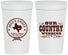 Personalized Wedding 32 oz Stadium Cups - Country Texas | 424