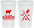 Personalized Wedding 32 oz Stadium Cups - I Do Barbecue Bbq | 433