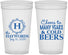 Personalized Wedding 32 oz Stadium Cups - Cheers To Cold Beers | 439