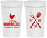 Personalized Wedding 32 oz Stadium Cups - I Do Barbecue Bbq | 445