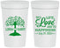 Personalized Wedding 32 oz Stadium Cups - Love And Happiness | 451