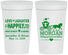Personalized Wedding 32 oz Stadium Cups - Happily Ever After | 452