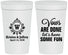Personalized Wedding 32 oz Stadium Cups - Monogrammed | 462