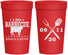 Personalized Wedding 32 oz Stadium Cups - I Do Barbecue Bbq | 471