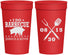 Personalized Wedding 32 oz Stadium Cups - I Do Barbecue Bbq | 473