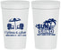 Personalized Wedding 32 oz Stadium Cups - Sun Sand Drink In My Hand | 479
