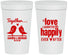 Personalized Wedding 32 oz Stadium Cups - Happily Ever After | 480