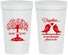 Personalized Wedding 32 oz Stadium Cups - Love Birds | 481