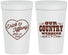 Personalized Wedding 32 oz Stadium Cups - Country Wedding | 484