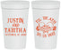 Personalized Wedding 32 oz Stadium Cups - Til Death Do Us Part | 485