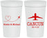 Personalized Wedding 32 oz Stadium Cups - Destination | 492