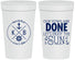 Personalized Wedding 32 oz Stadium Cups - Nautical | 495