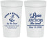 Personalized Wedding 32 oz Stadium Cups - Love Anchors The Soul | 498