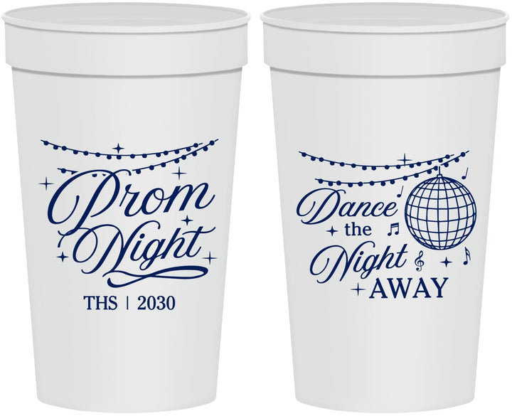 Personalized Prom 32 oz Stadium Cups - Dance The Night Away | 50001
