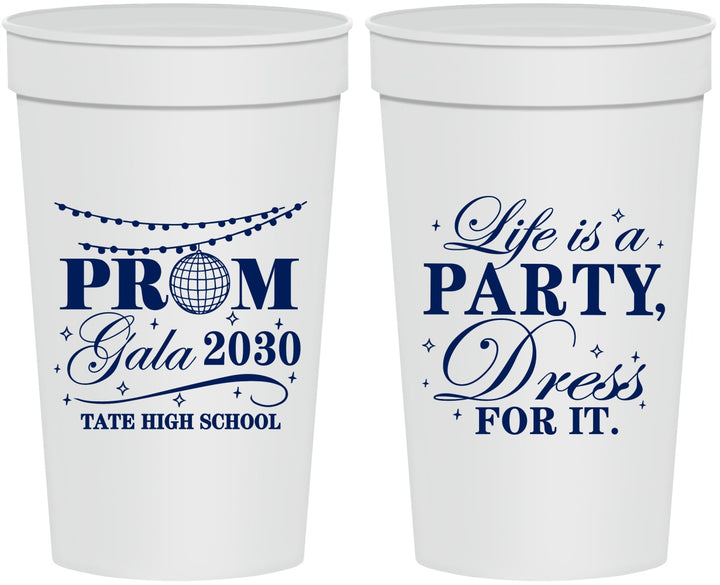 Personalized Prom 32 oz Stadium Cups - Lifes A Party | 50002
