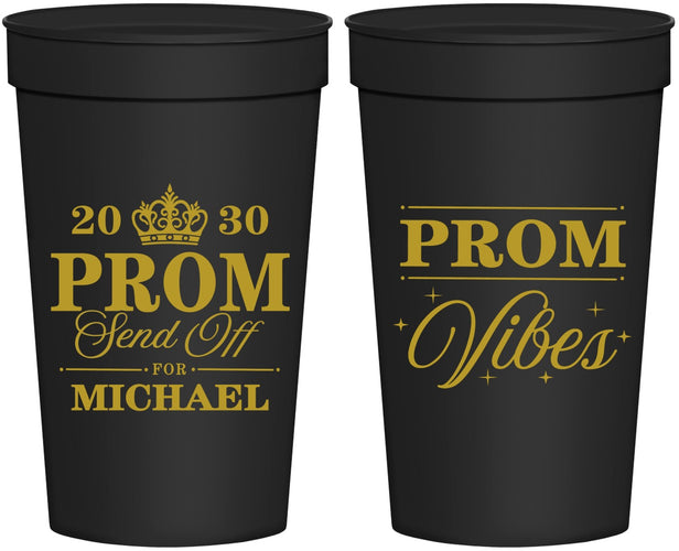 Personalized Prom 32 oz Stadium Cups - Send Off | 50005