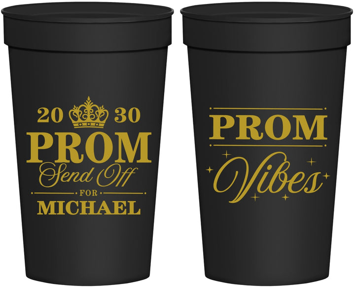 Personalized Prom 32 oz Stadium Cups - Send Off | 50005