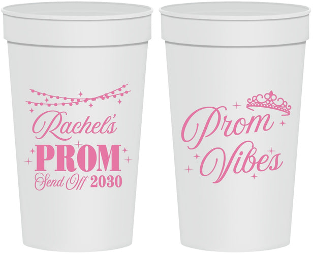 Personalized Prom 32 oz Stadium Cups - Send Off | 50007