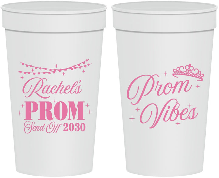 Personalized Prom 32 oz Stadium Cups - Send Off | 50007