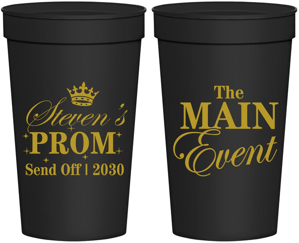 Personalized Prom 32 oz Stadium Cups - Send Off | 50008