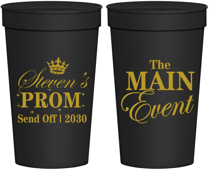 Personalized Prom 32 oz Stadium Cups - Send Off | 50008