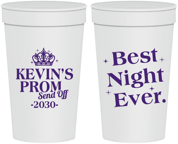 Personalized Prom 32 oz Stadium Cups - Send Off | 50009