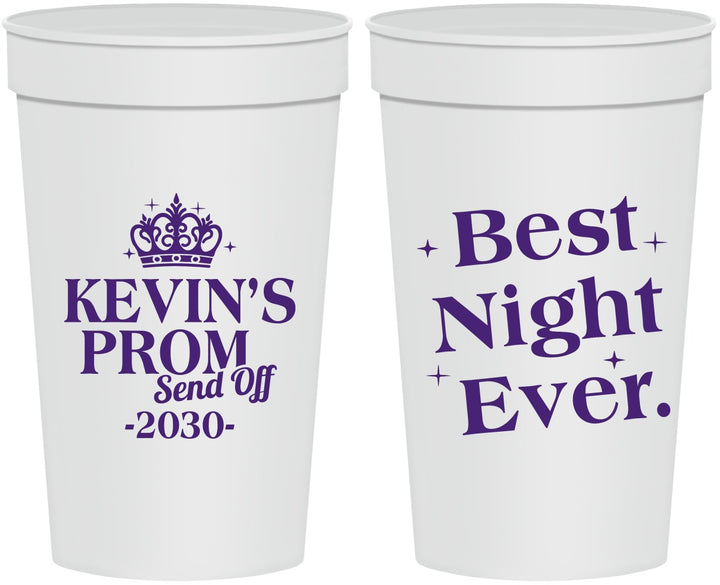 Personalized Prom 32 oz Stadium Cups - Send Off | 50009