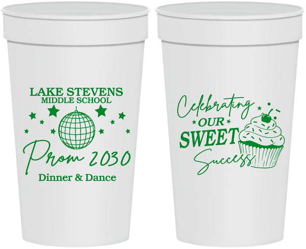 Personalized Prom 32 oz Stadium Cups - Middle School Dance | 50014
