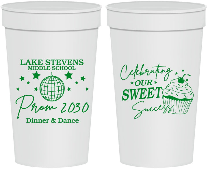 Personalized Prom 32 oz Stadium Cups - Middle School Dance | 50014