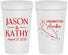 Personalized Wedding 32 oz Stadium Cups - Aruba | 504