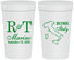 Personalized Wedding 32 oz Stadium Cups - Italy | 514